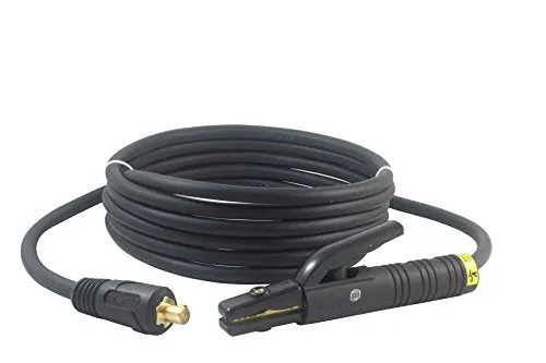 200 Amp Welding Electrode Holder Lead Assembly - Dinse 35-70 Connector - #2 AWG cable (100 FEET)