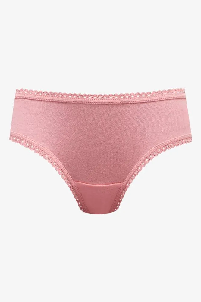 3 Pack Bikini Panties Pink And Grey