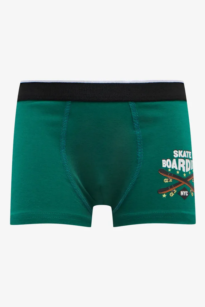 3 Pack Boxers Green