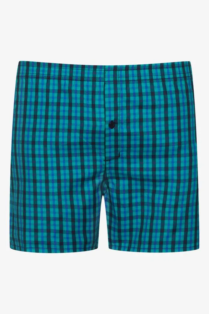 3 Pack Check Boxers Green