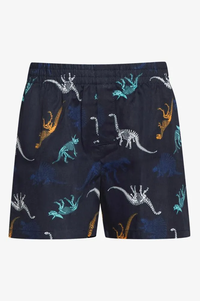 3 Pack Dino Boxers Navy