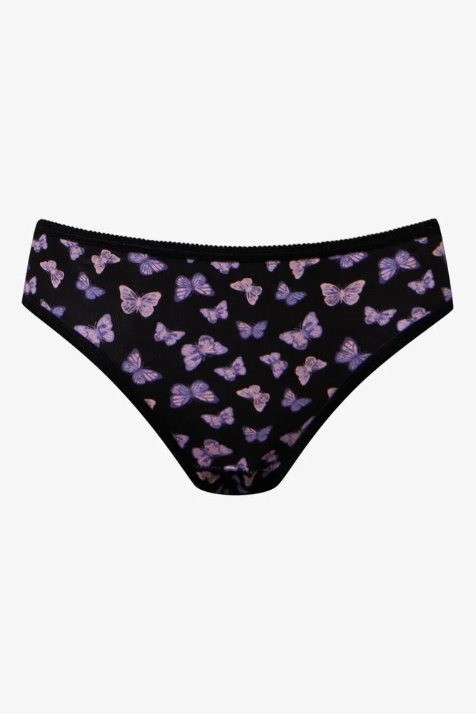 5 Pack Butterfly Bikini Panties Multi