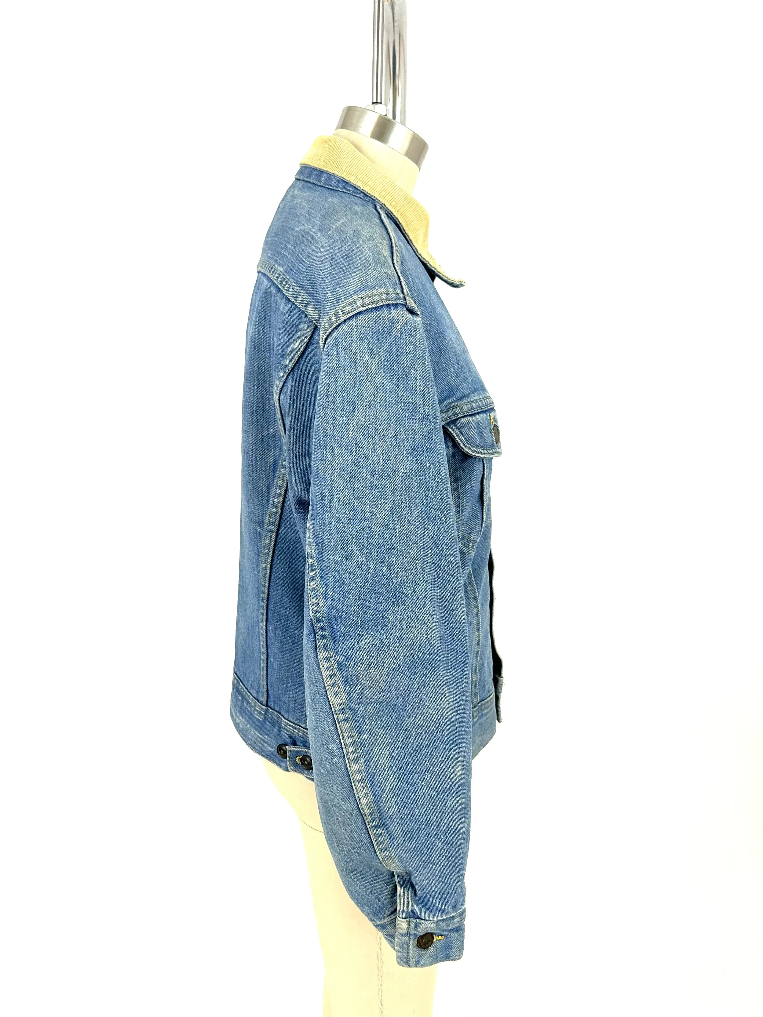 70s Lee Storm Rider Blanket Denim Jacket