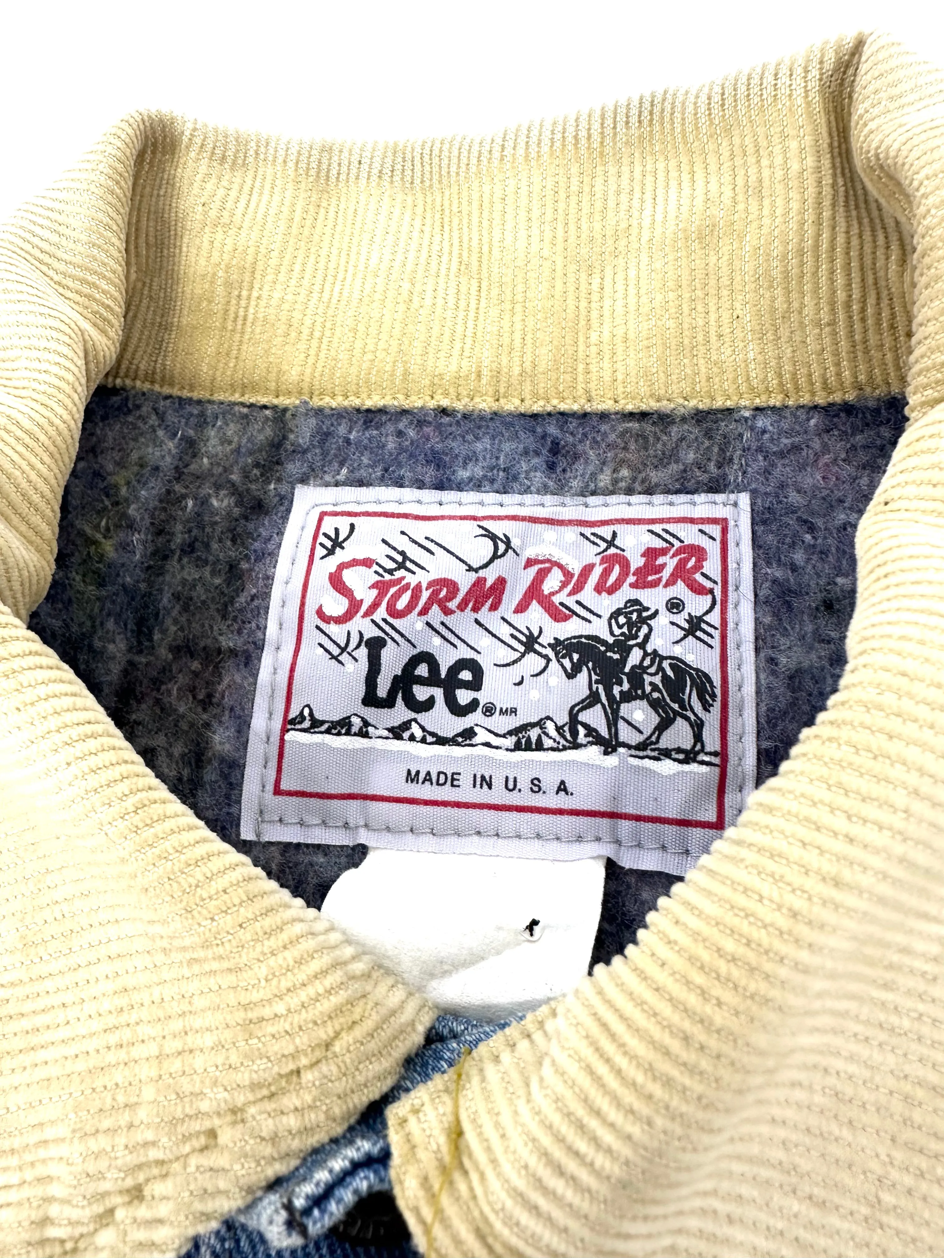 70s Lee Storm Rider Blanket Denim Jacket