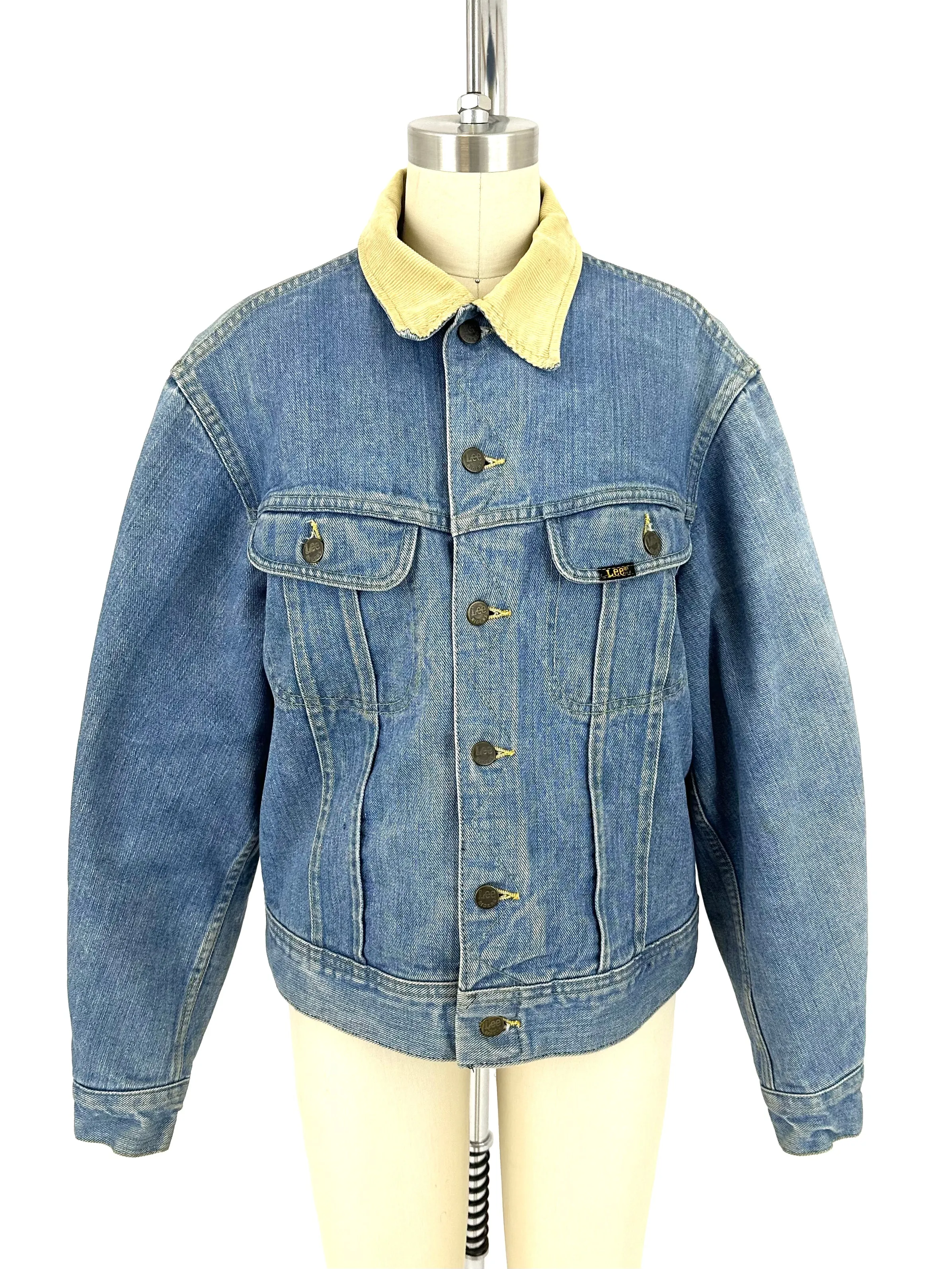 70s Lee Storm Rider Blanket Denim Jacket