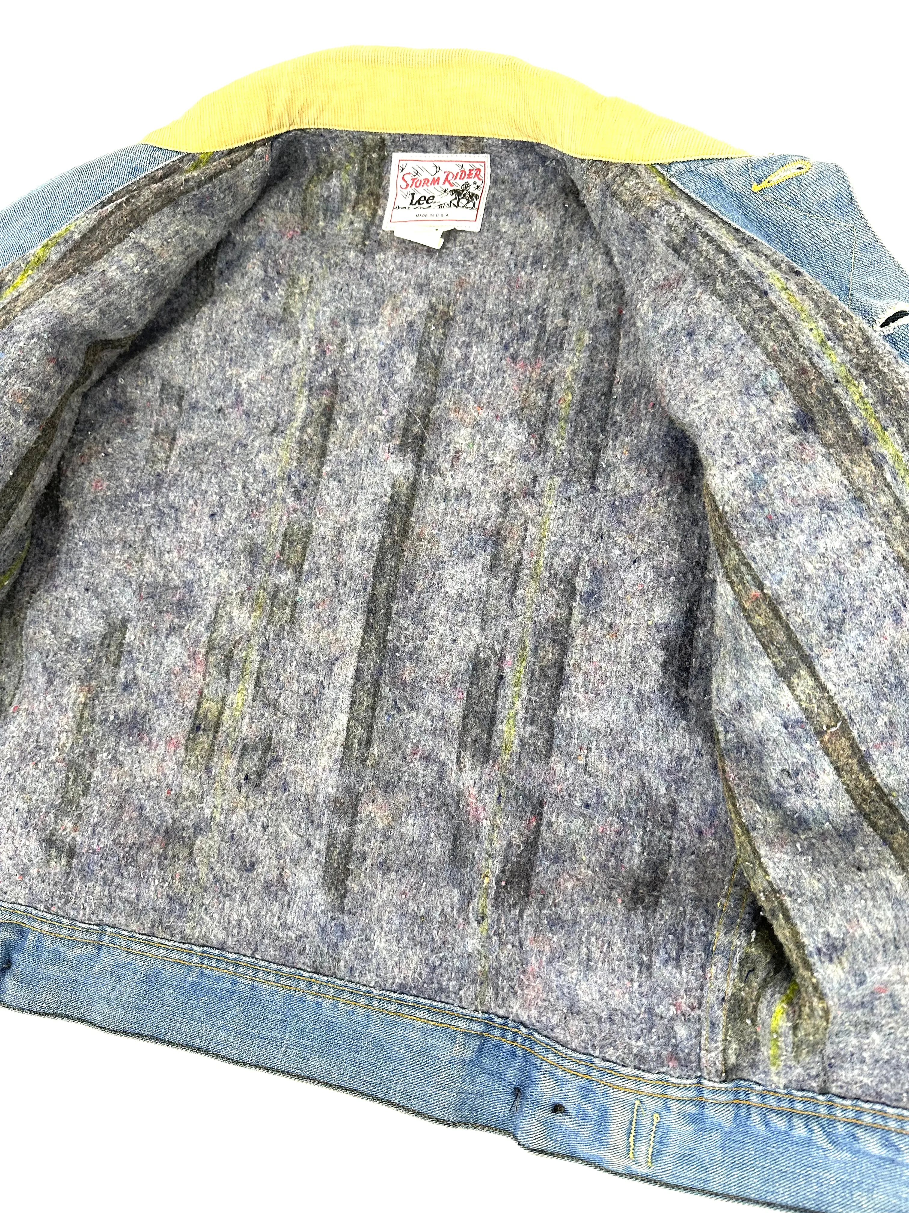 70s Lee Storm Rider Blanket Denim Jacket