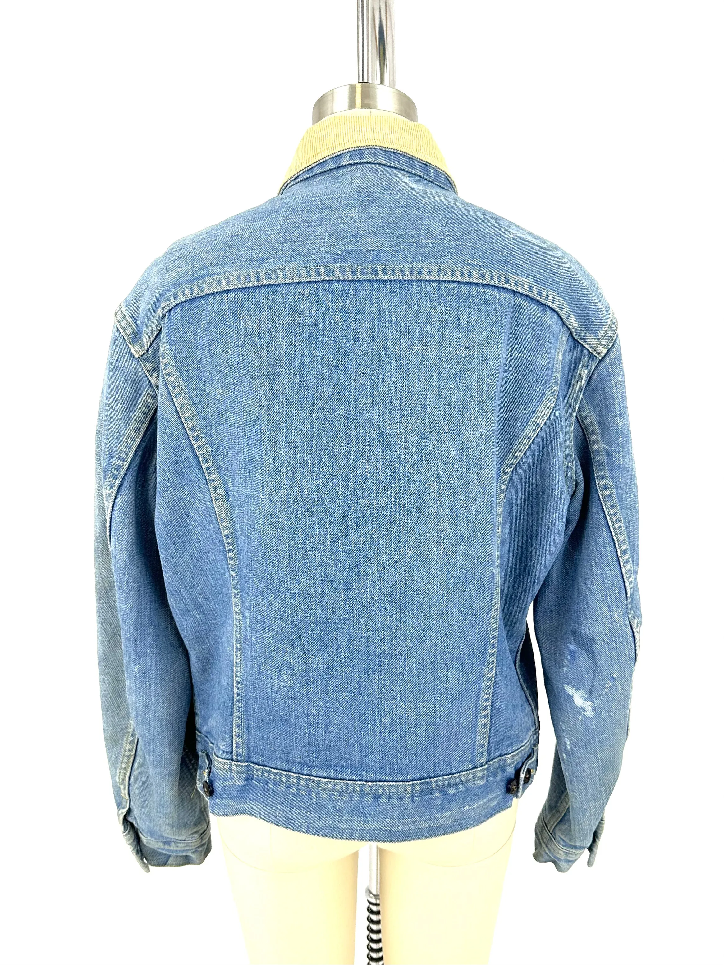 70s Lee Storm Rider Blanket Denim Jacket