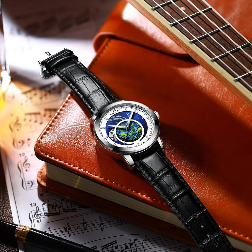 8213M | Mechanical Men Watch | Leather Band