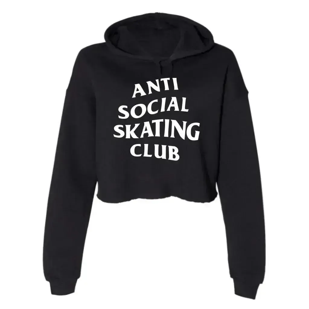 Anti Social Skating Club Women's Cropped Fleece Hoodie