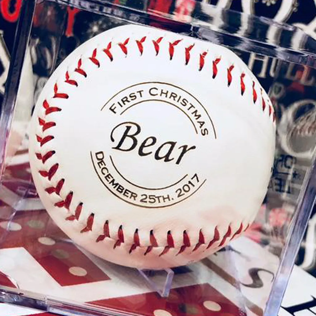 Baby's First Christmas Gift - Baseball