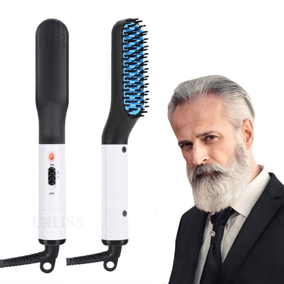 Beard  Hair Straightener Brush Hot Comb