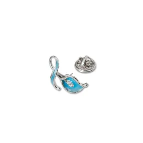 Blue Tulip Lapel Pin