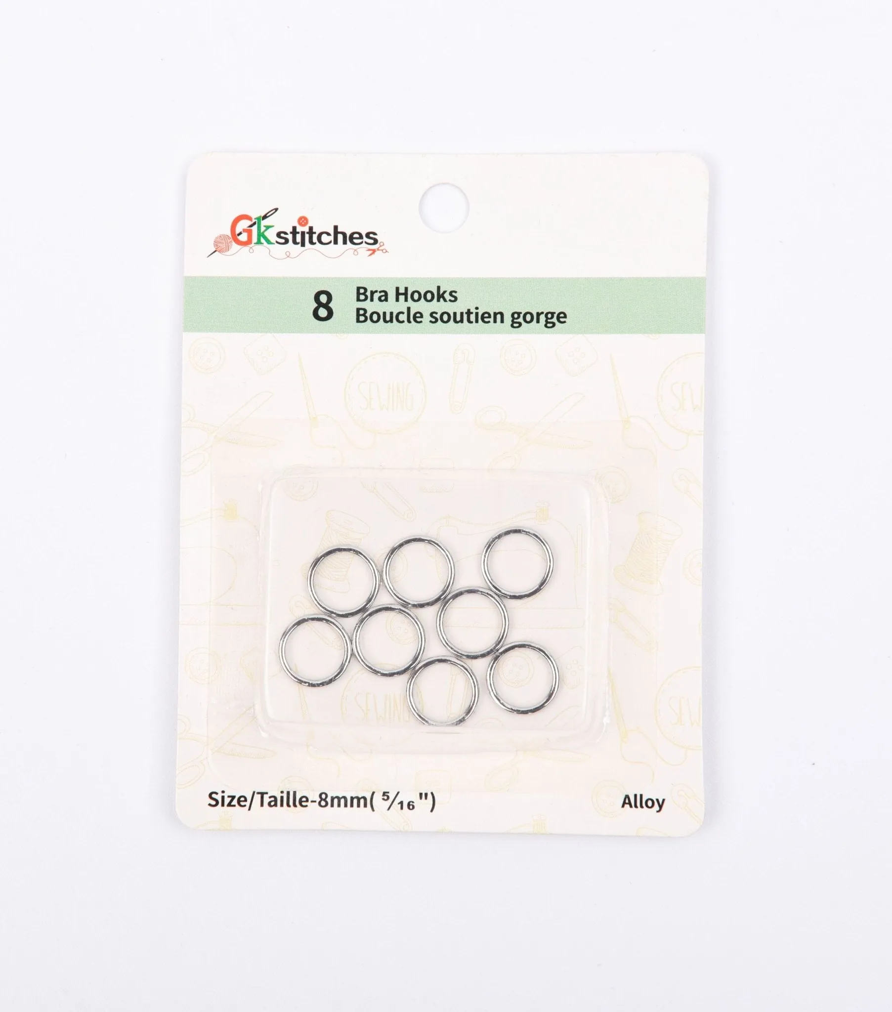 Bra Ring Hooks- 8mm