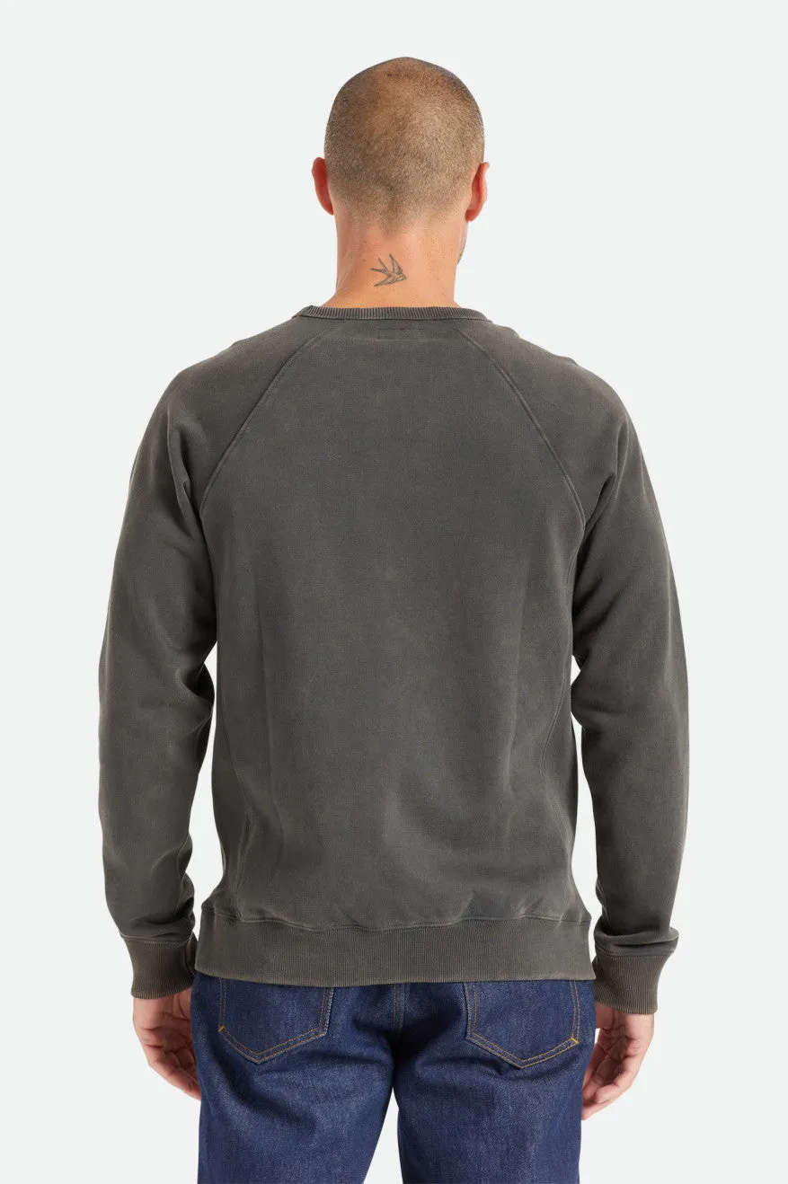 Cooper Reserve Raglan Crew - Washed Black