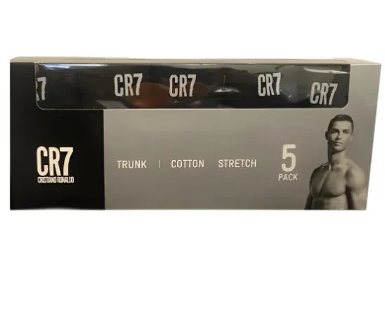 CR7 Men's 5-Pack Cotton Blend Trunks