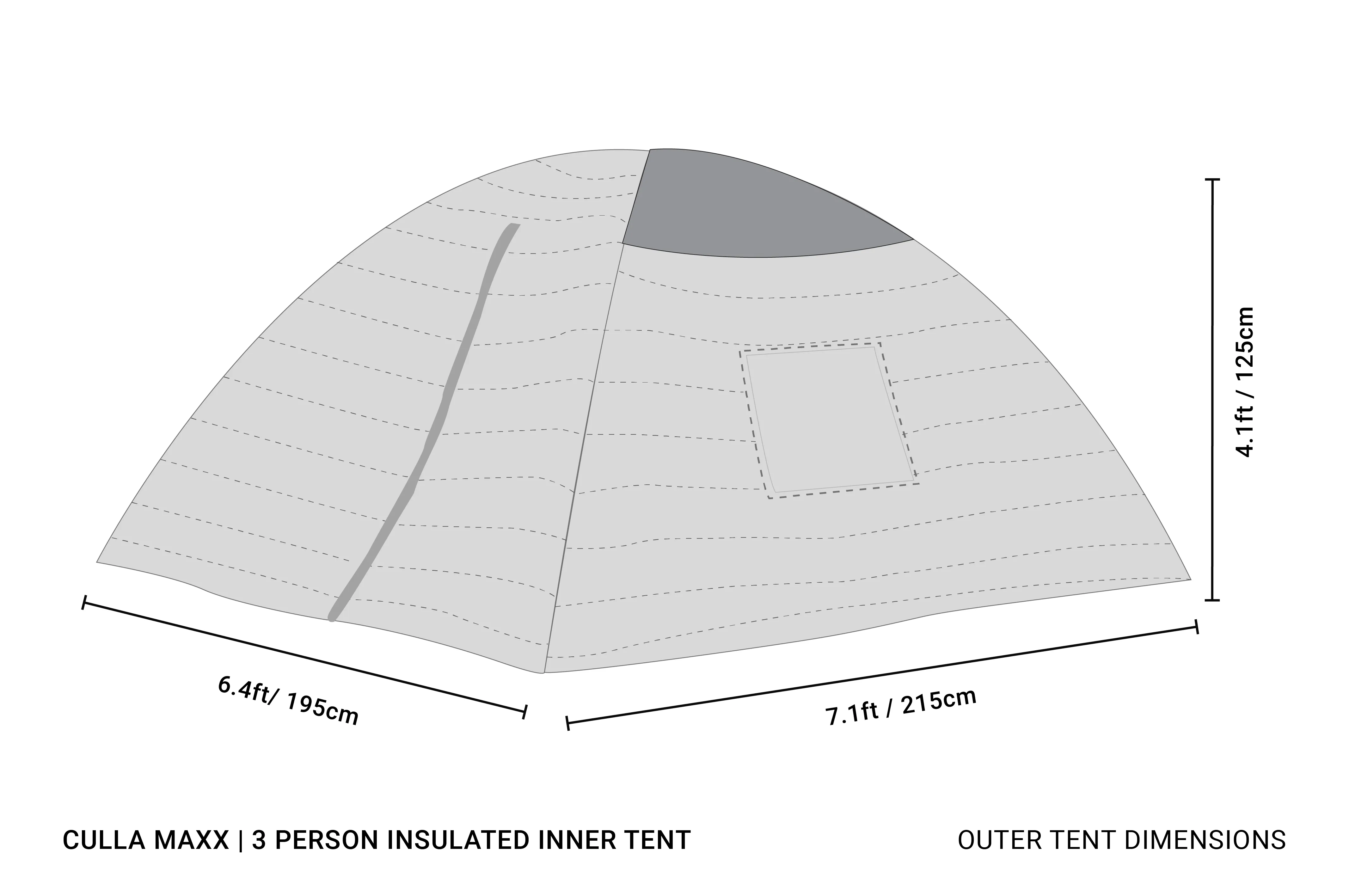 CULLA MAXX | 3 PERSON INSULATED INNER TENT