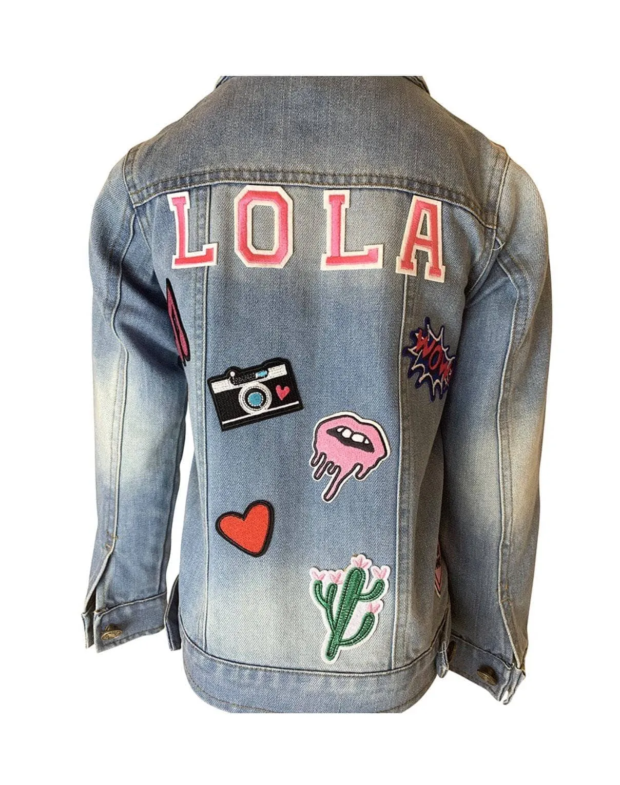 Customizable Patch Denim Jacket