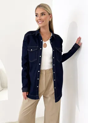 Donroe Denim Jacket - Indigo