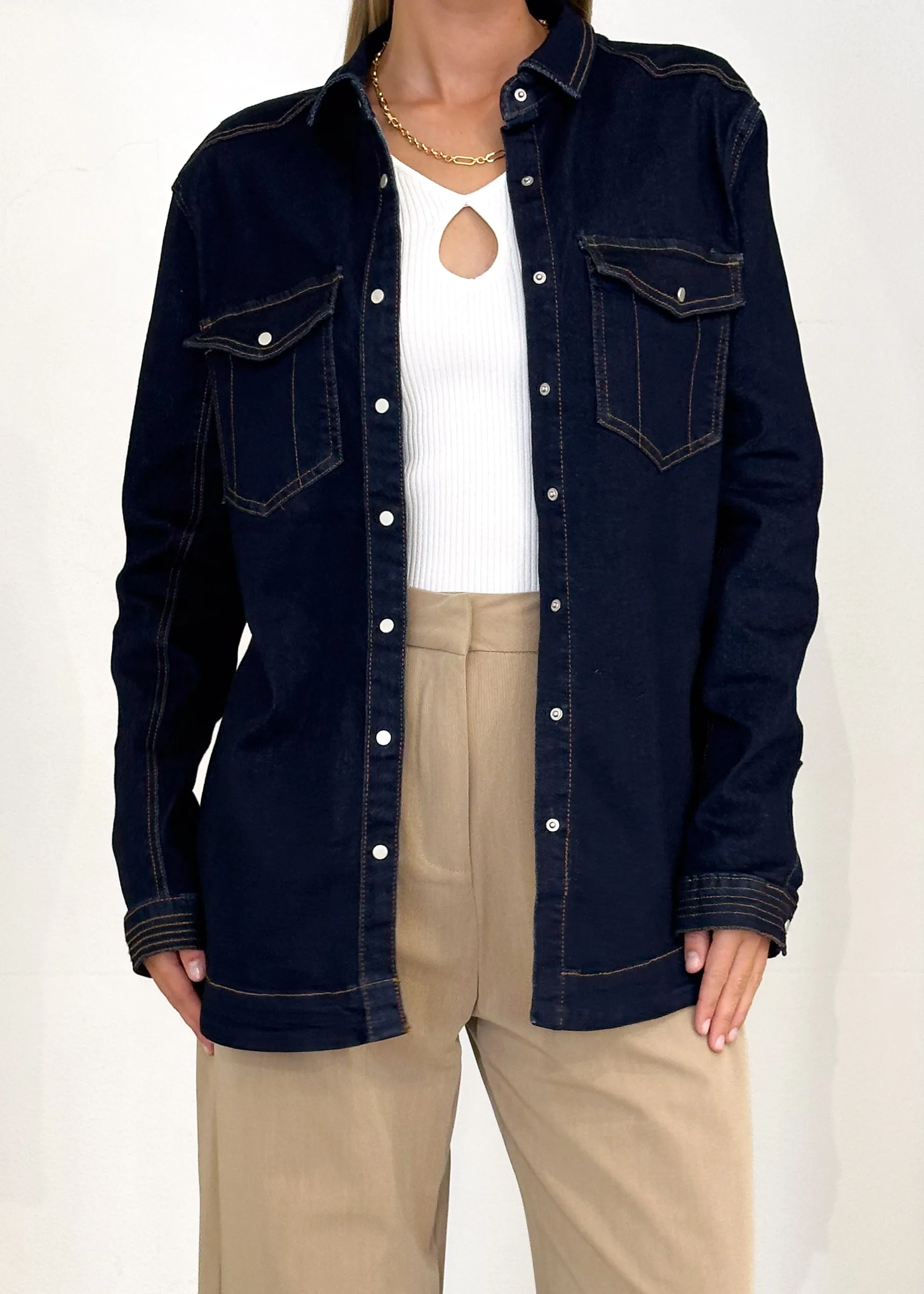 Donroe Denim Jacket - Indigo