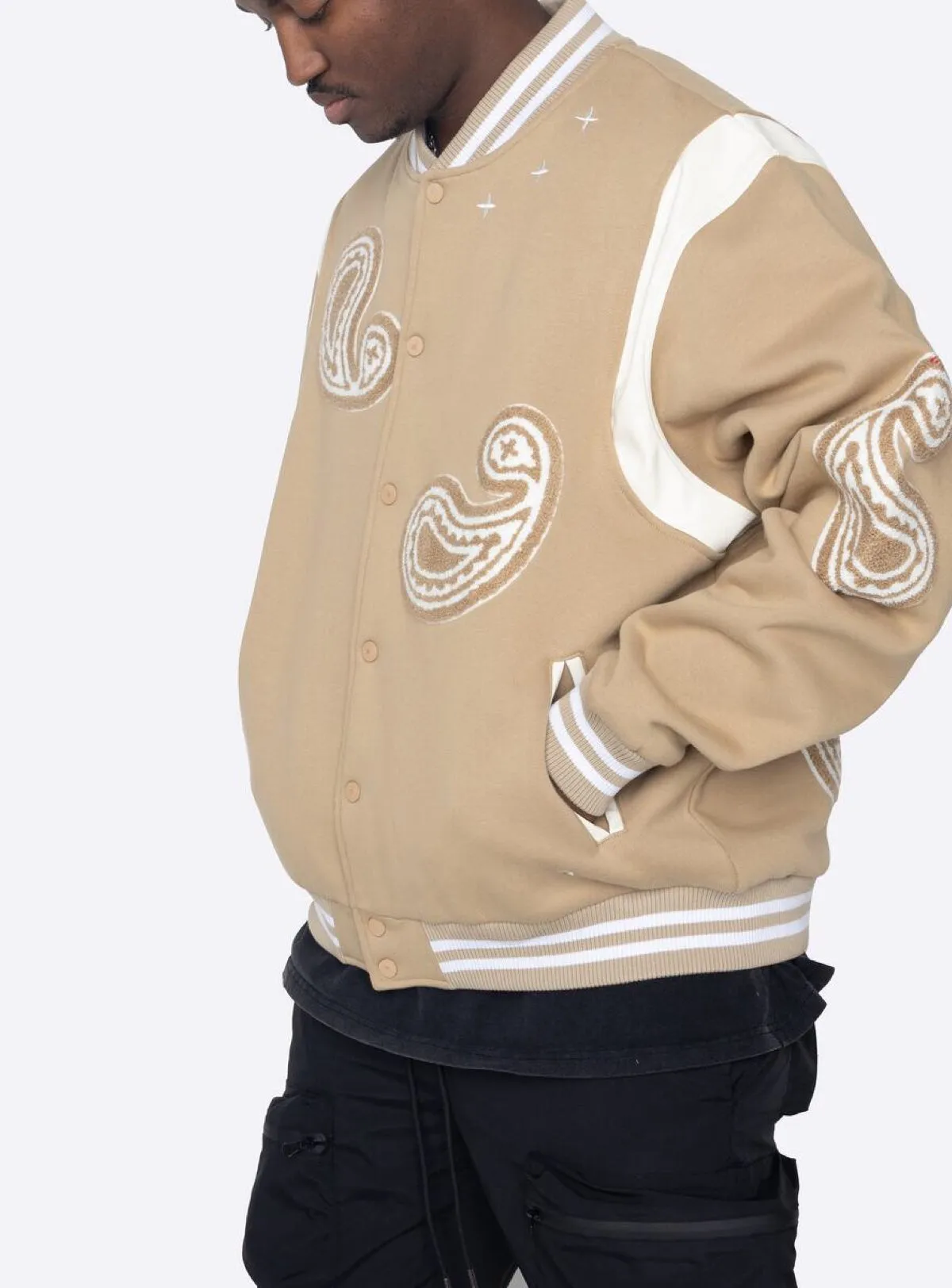 EPTM Jacket - Paisley Varsity - Khaki - EP10746