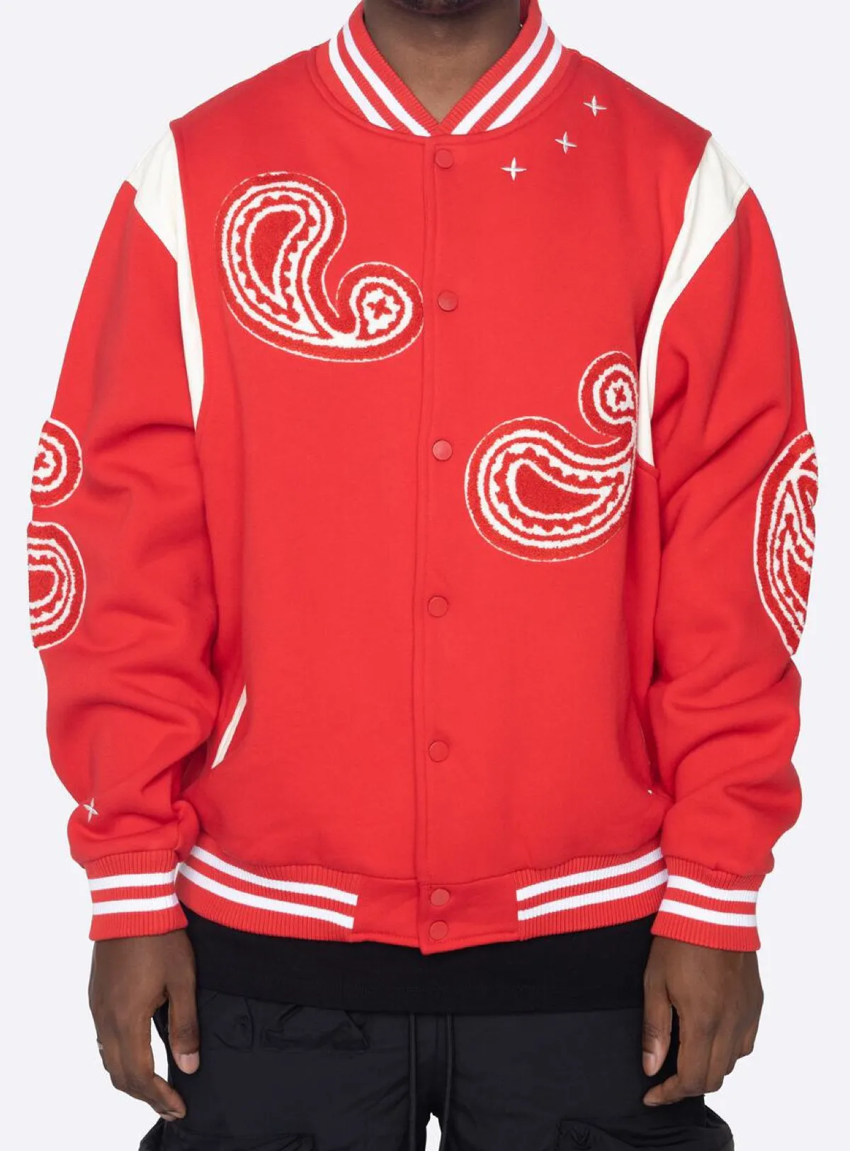 EPTM Jacket - Paisley Varsity - Red - EP10748