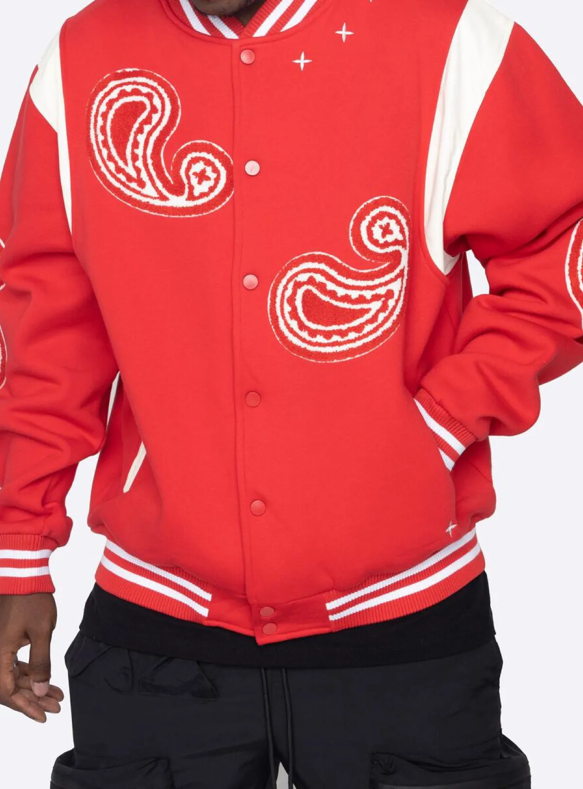 EPTM Jacket - Paisley Varsity - Red - EP10748