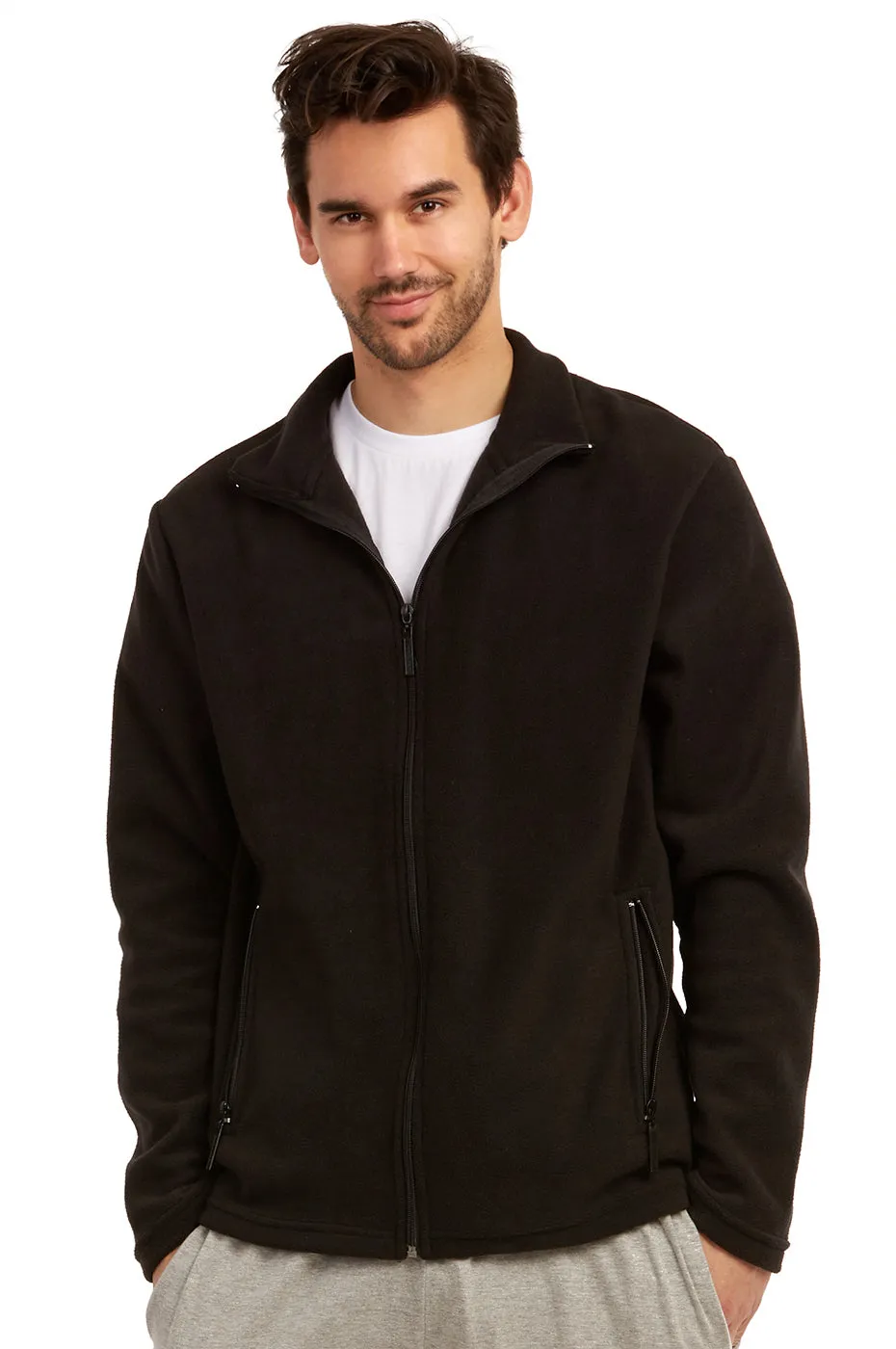 ET TU MEN'S POLAR FLEECE JACKET (PF2000E_BLACK)