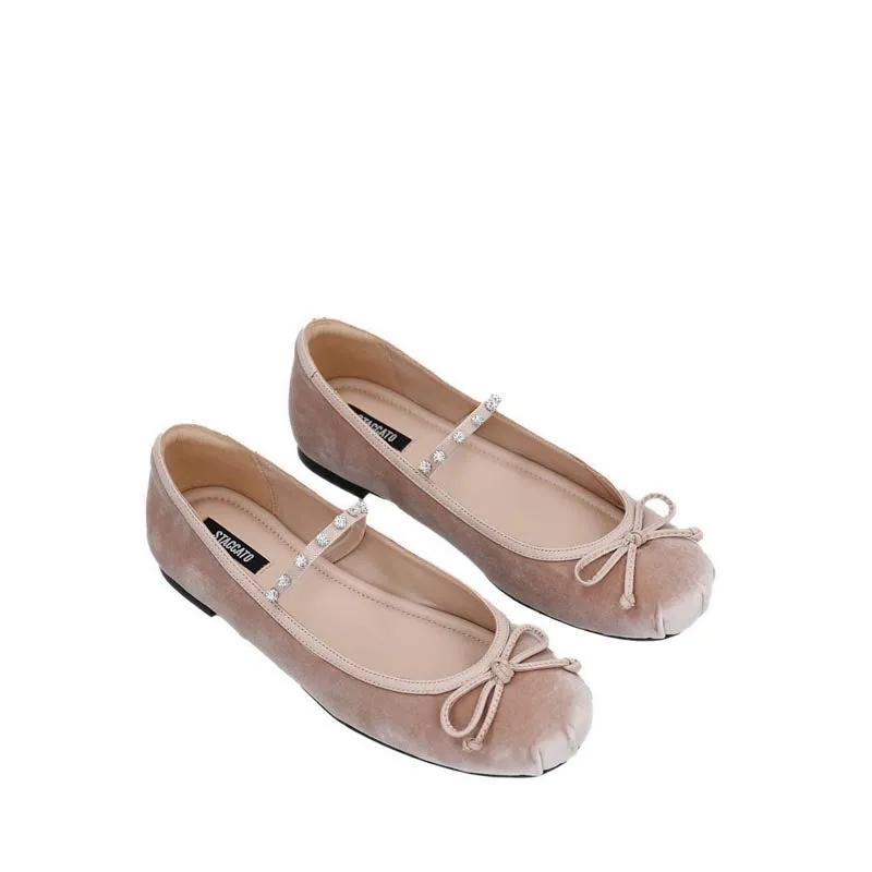 EUG07-PNK Women's Ballerina Flats - Pink