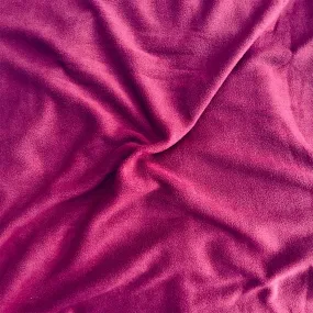 Fleece Fabric By The Yard | Burgundy