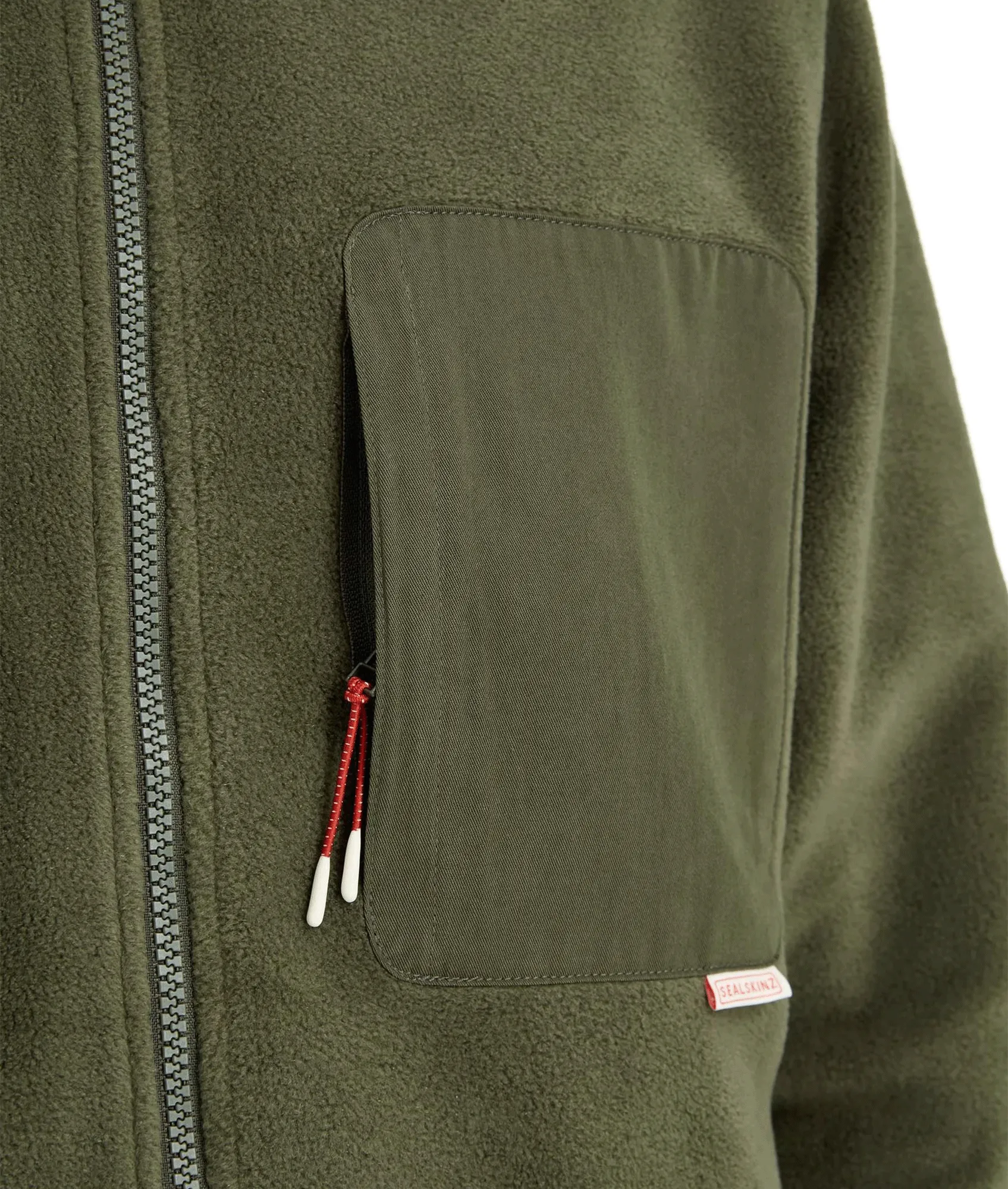 Full Zip Fleece Jacket - Green