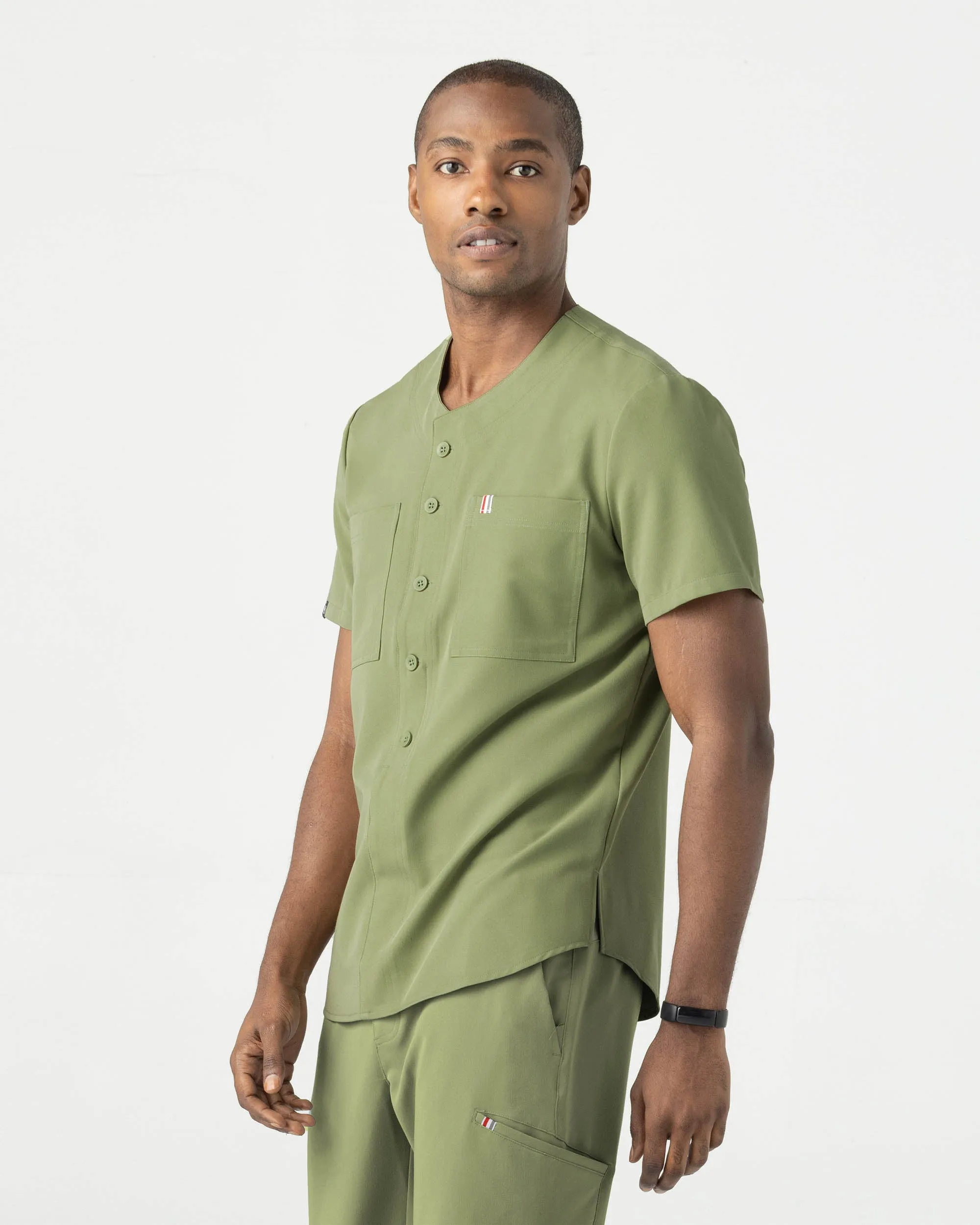 FYSEL® Senja‎ ‎ Baseball Jersey Scrub Top