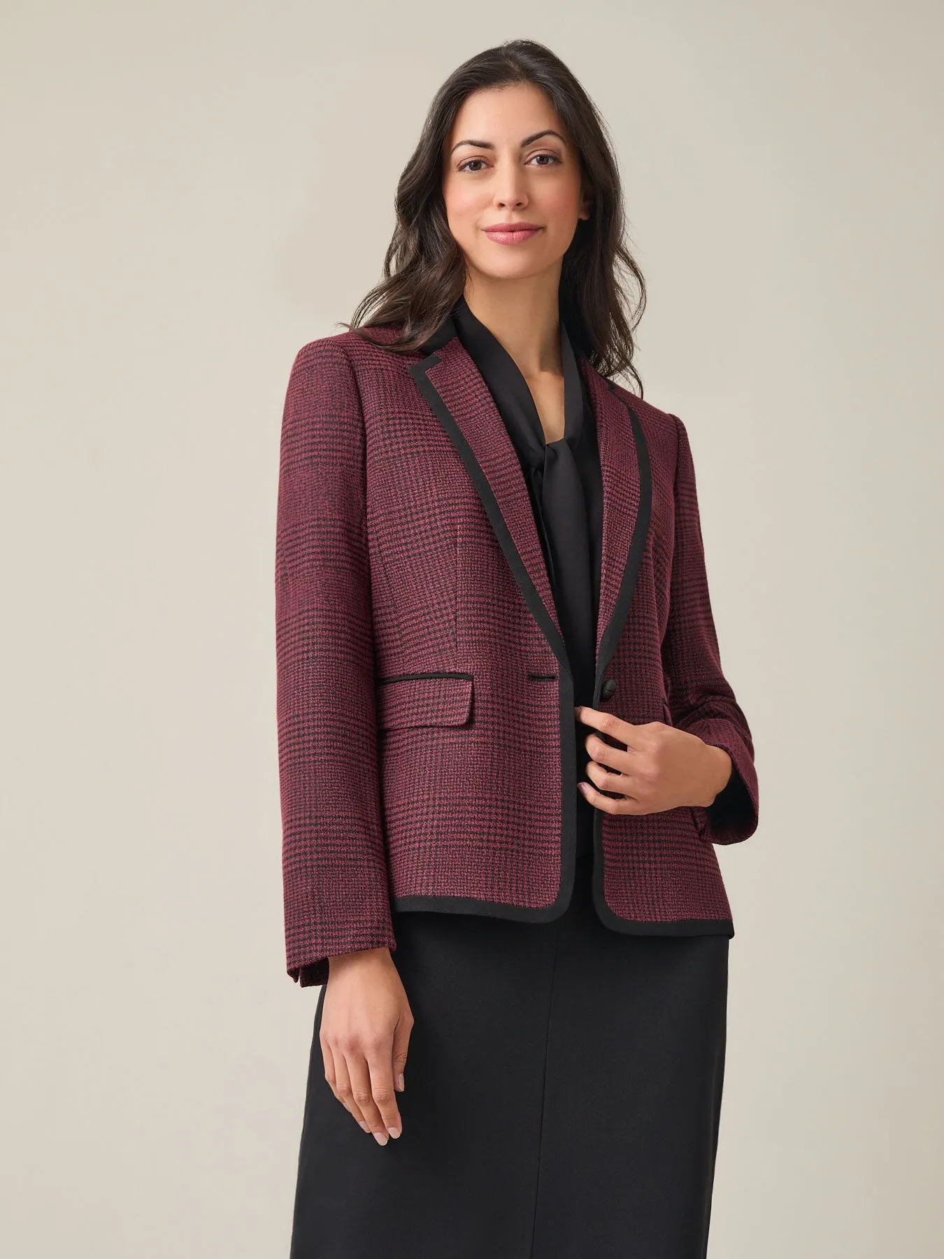 Holly Jacket, Iconic Stretch Crepe