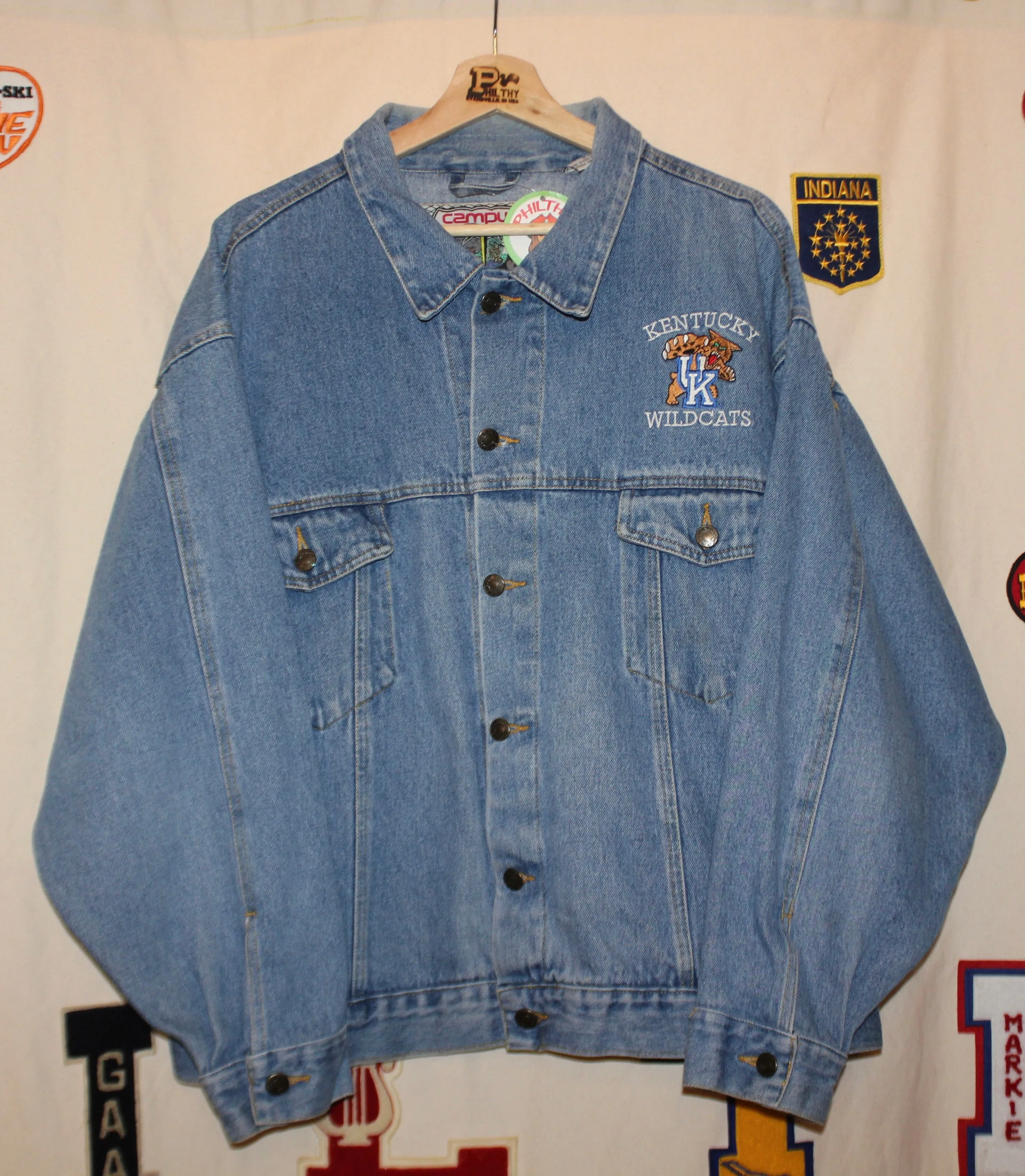 Kentucky Wildcats Denim Jacket: L