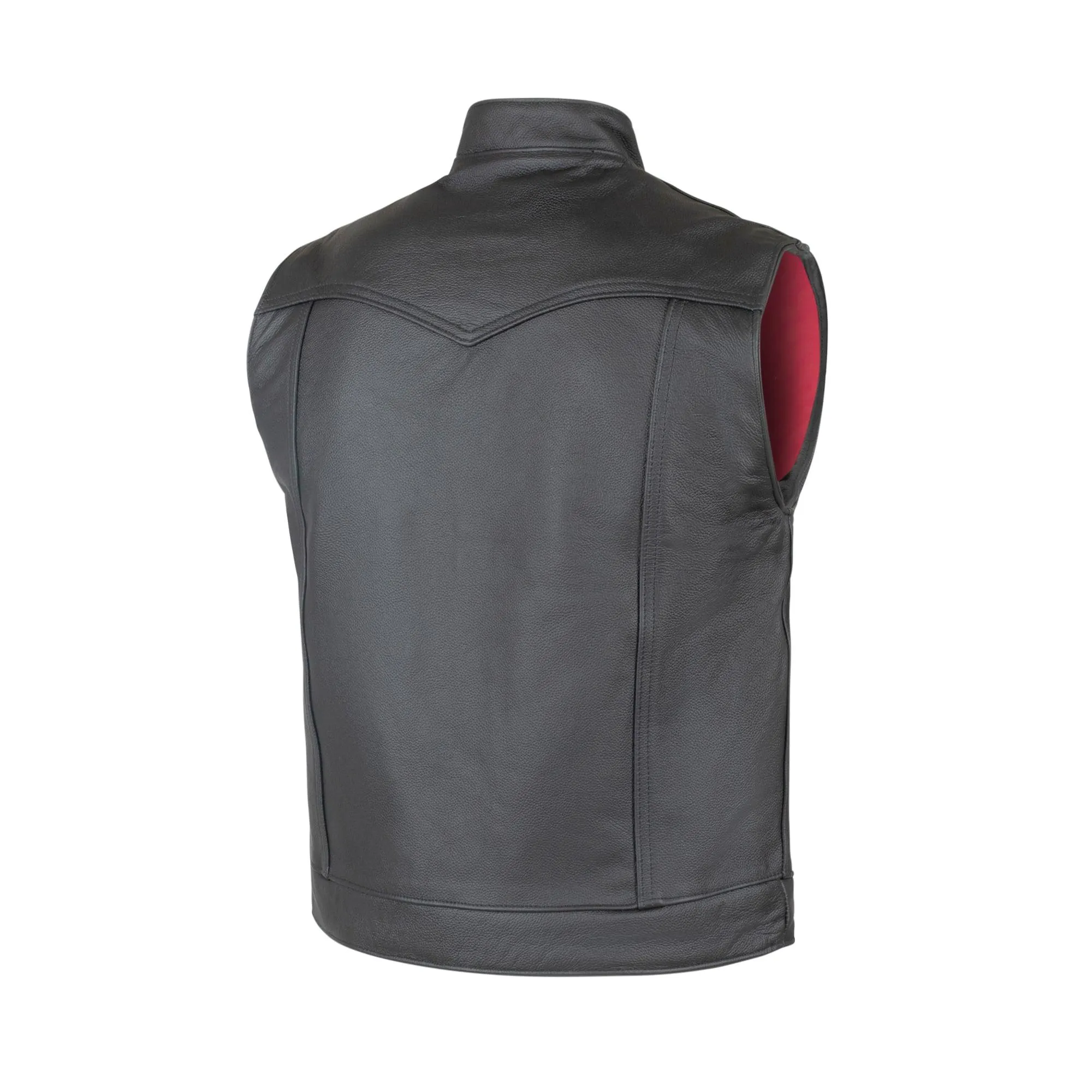 Legendary 'Reaper' Club Sytle Men's Leather Motorcycle Vest