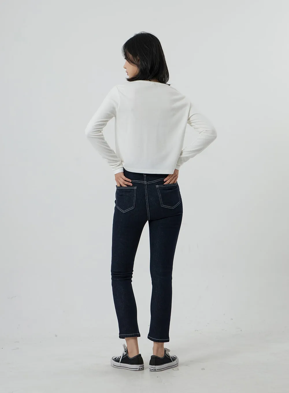 Long Sleeve Cropped Top OD09