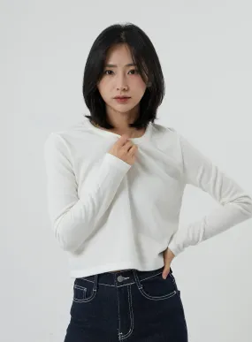 Long Sleeve Cropped Top OD09