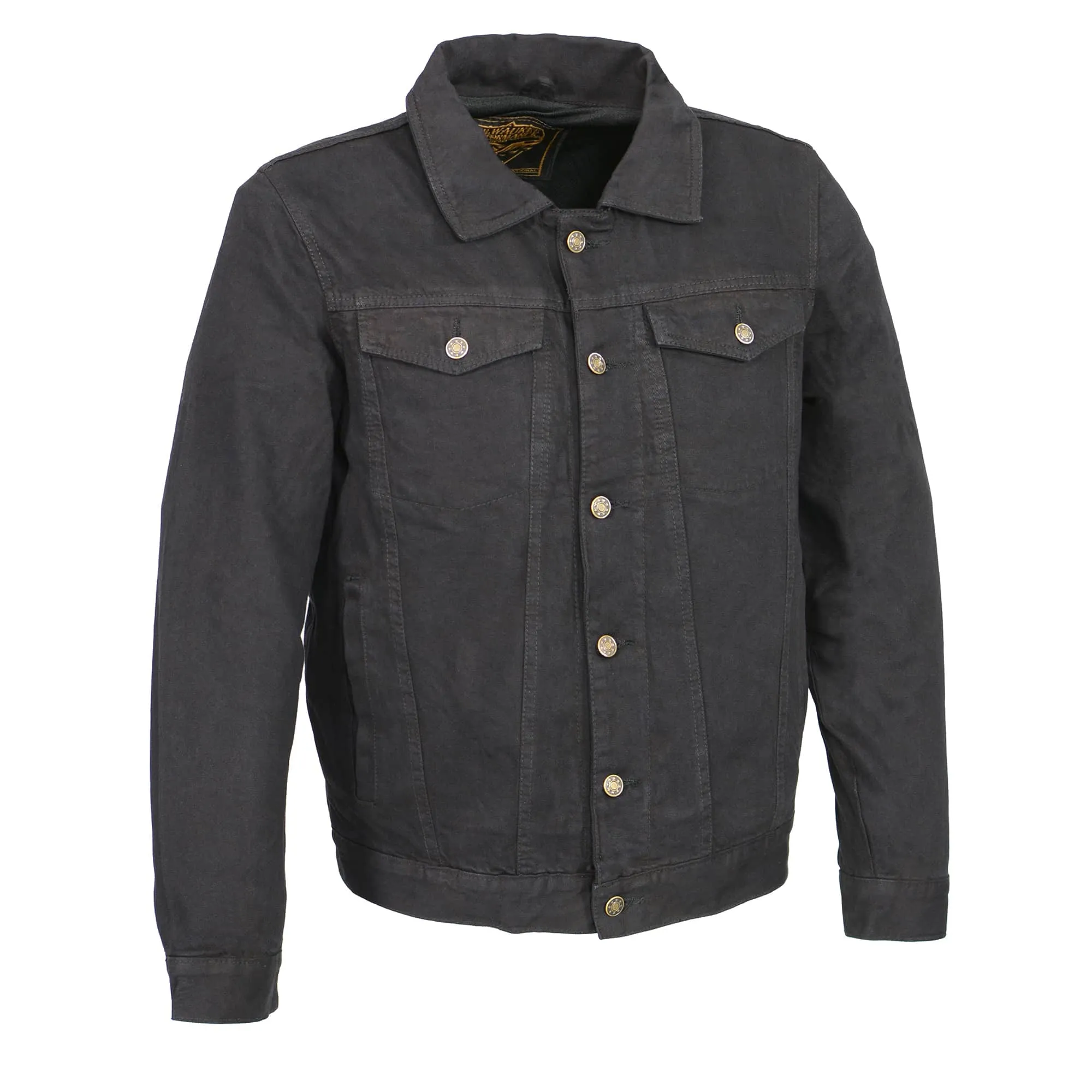 Men’s Classic Denim Jean Pocket Jacket w/ Gun Pockets