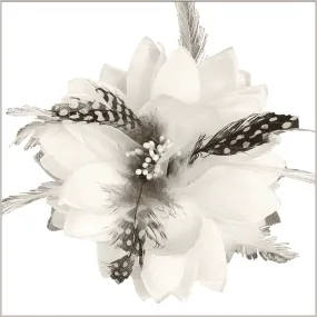 Men's Fashion Lapel Flower- Flower1 White