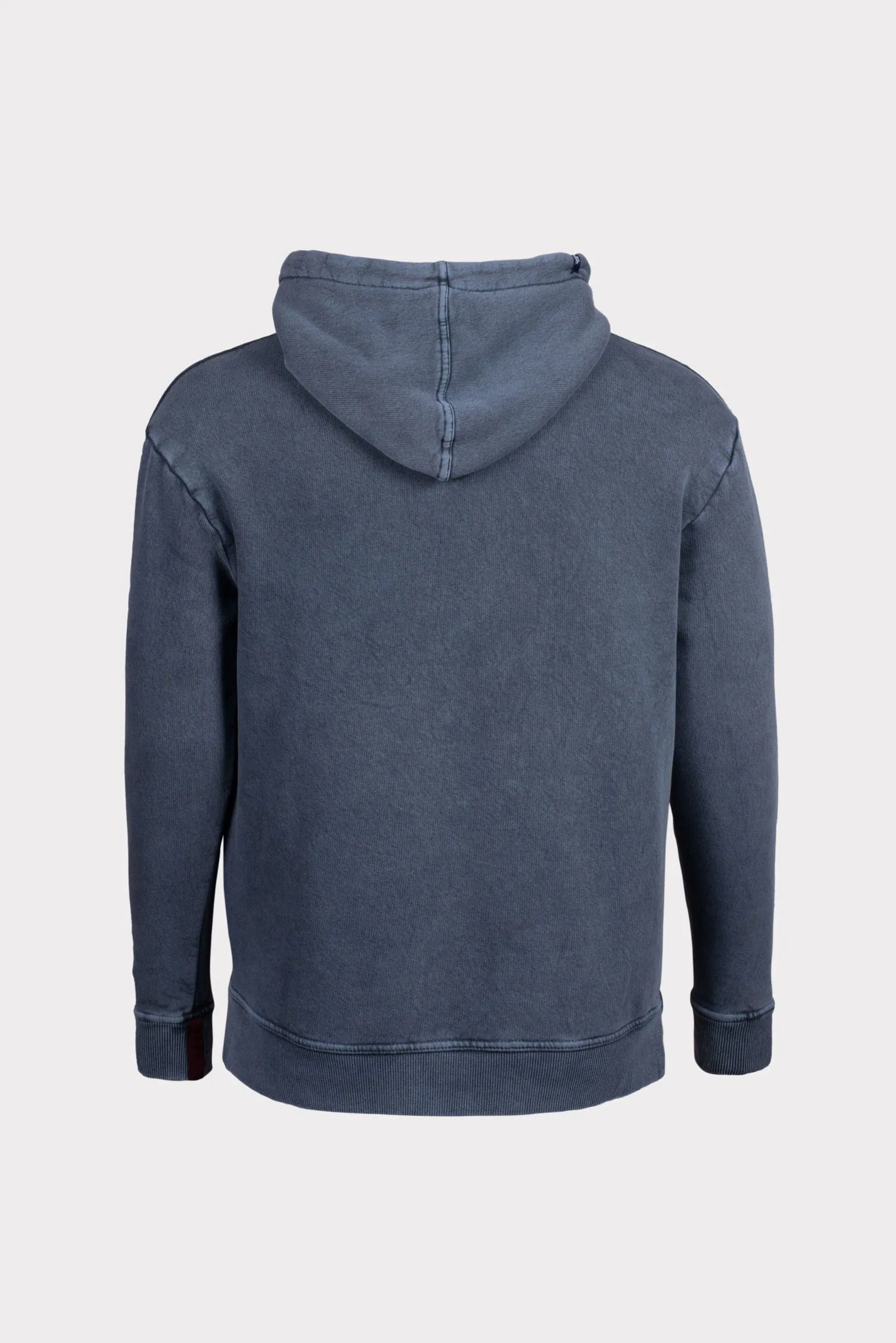 Navy Fleece Acid Wash Hoodie