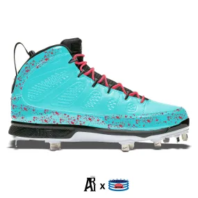 "Arizona Splatter" Jordan 9 Retro Cleats