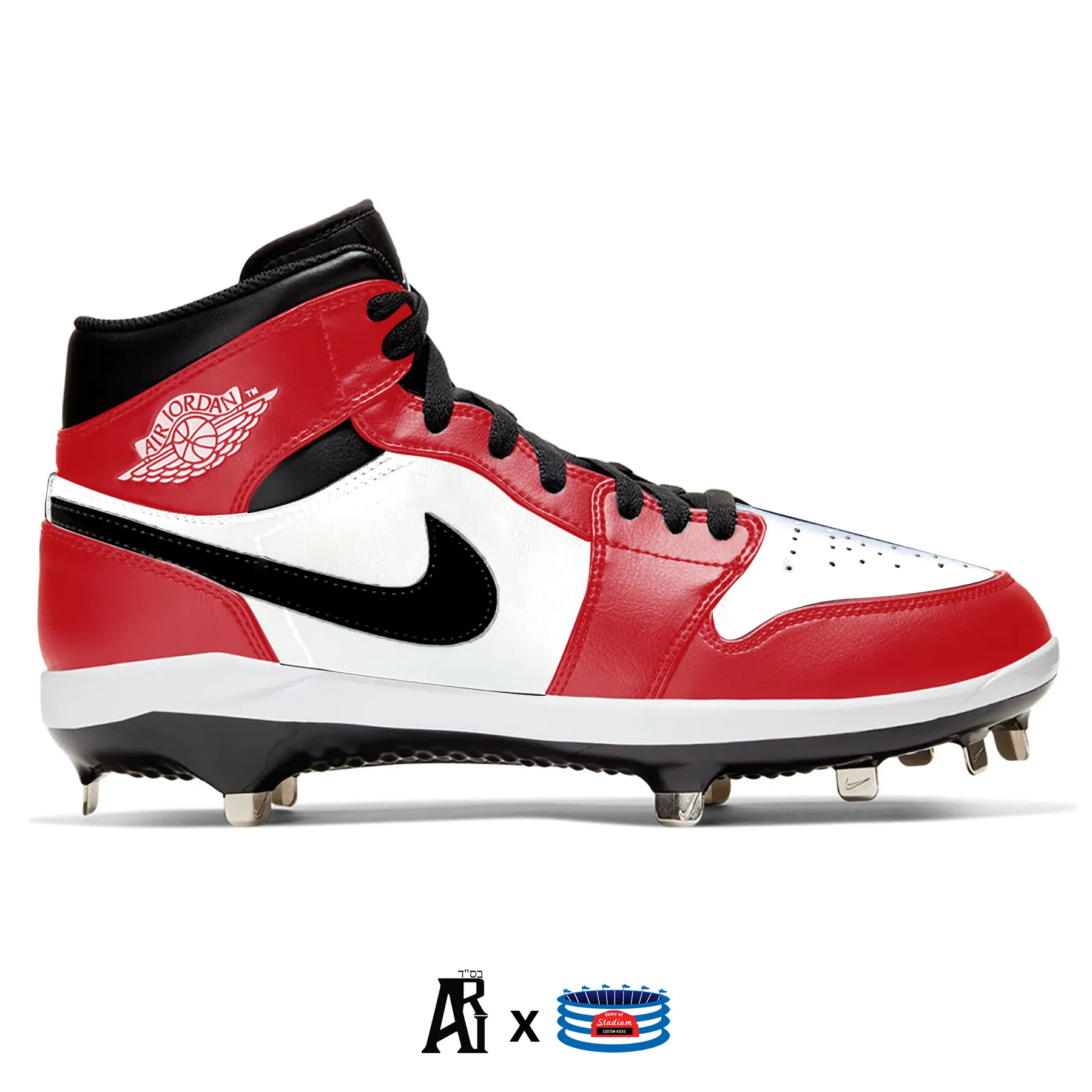 "Chicago" Jordan 1 Retro Cleats