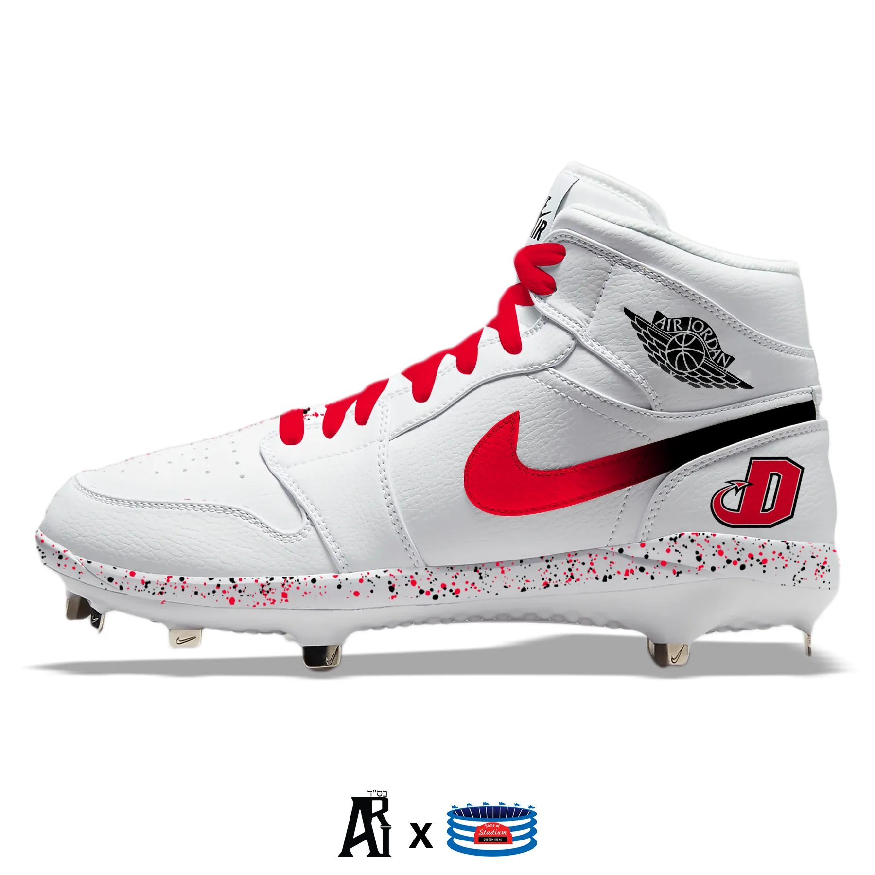 "Dickinson College" Jordan 1 Retro Cleats