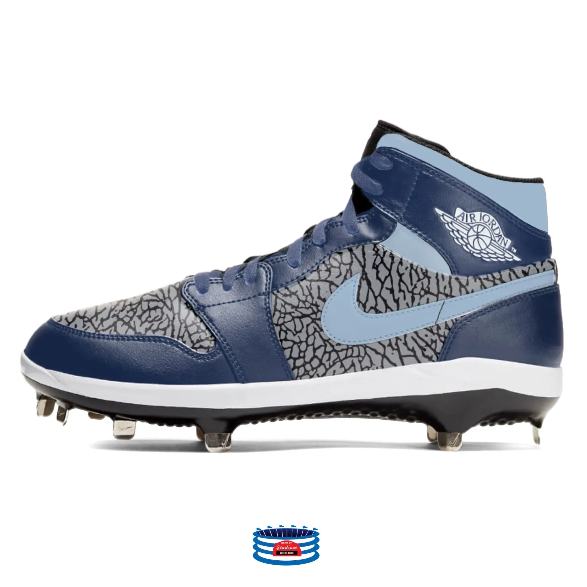 "Heels" Jordan 1 Retro Cleats