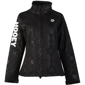 "Ladies Softshell Jacket" Black Aztec