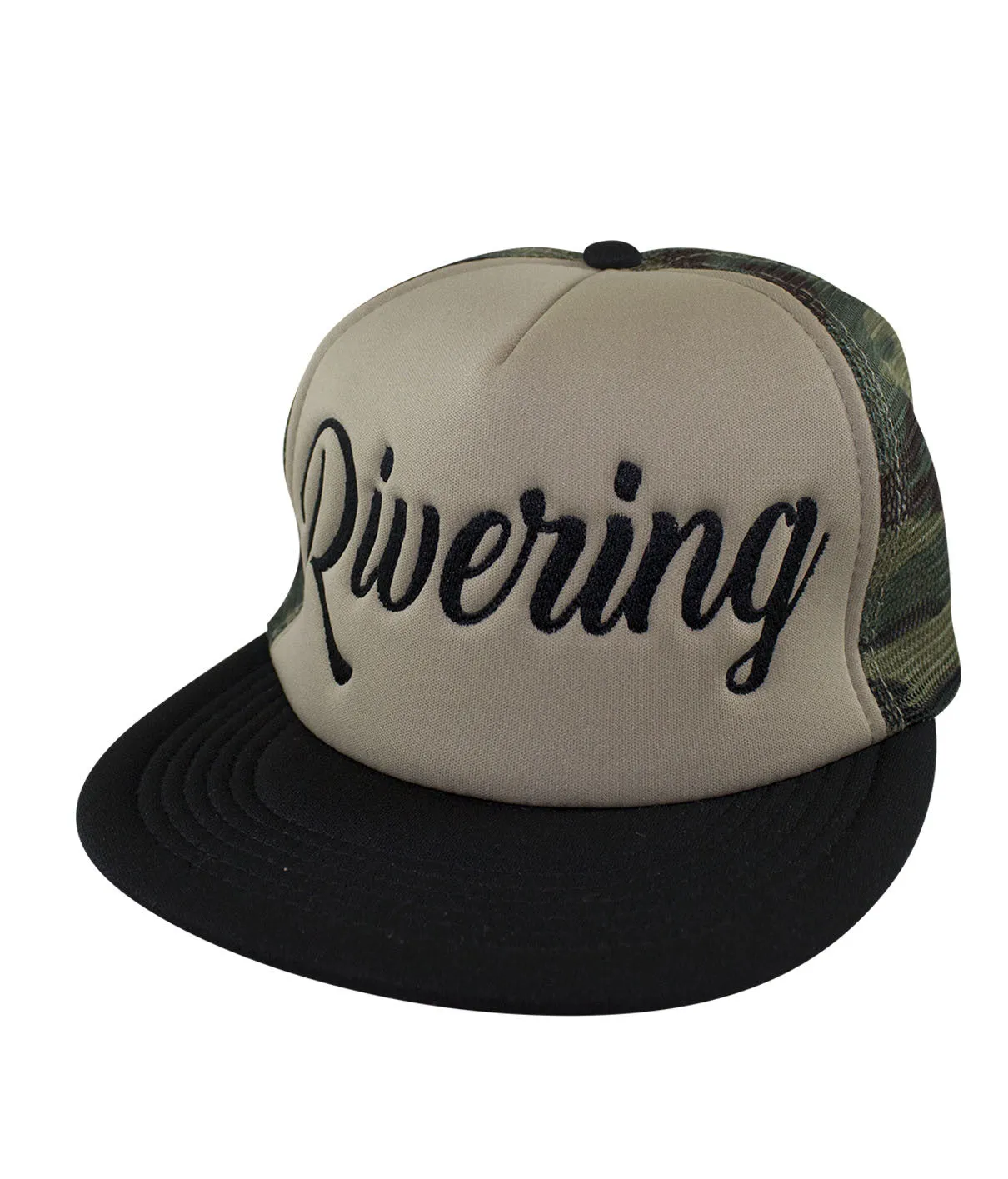 "Rivering" Camo Foam Trucker Hat