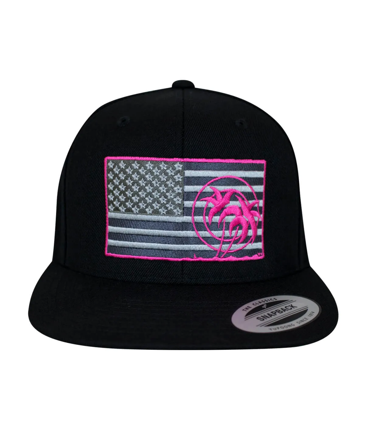 "Strong - Neon" Black Snapback Hat