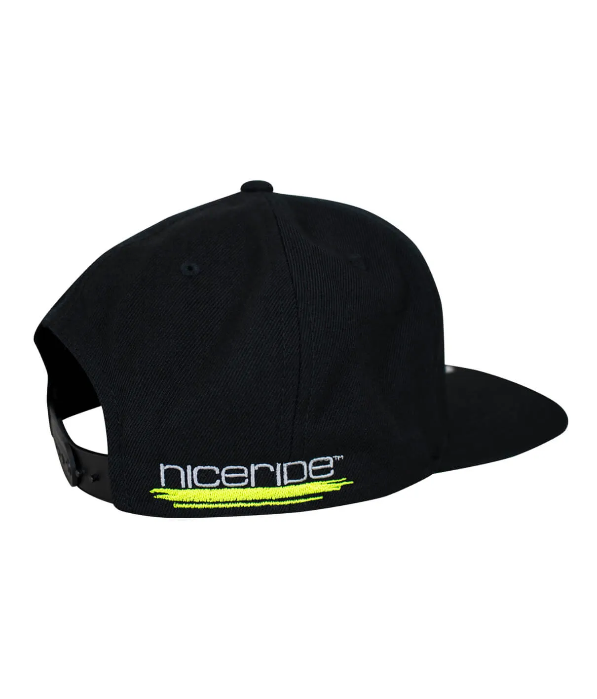 "Strong - Neon" Black Snapback Hat