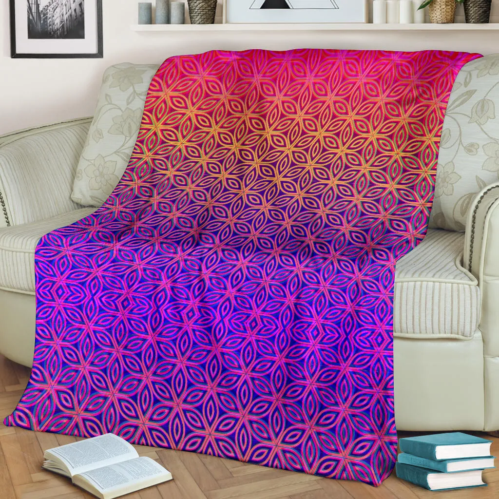 Sacral Bloom III Micro Fleece Blanket