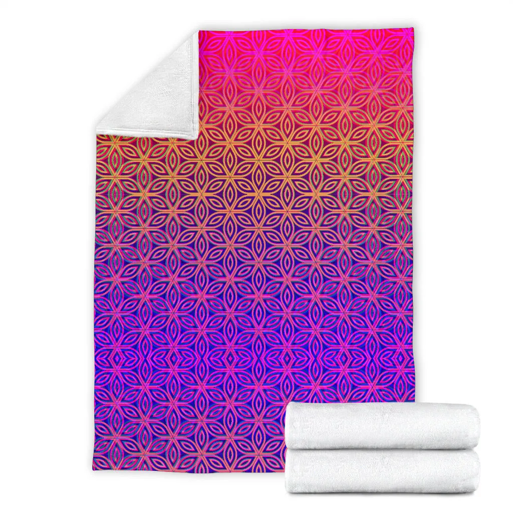 Sacral Bloom III Micro Fleece Blanket