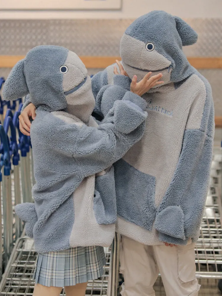 Shark Attack Fleece Hoodies